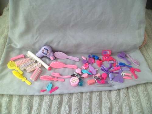 Bundle barbie dolls hair - ,