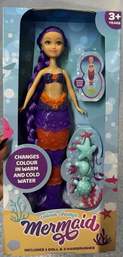 Colour changing mermaid doll - colour,