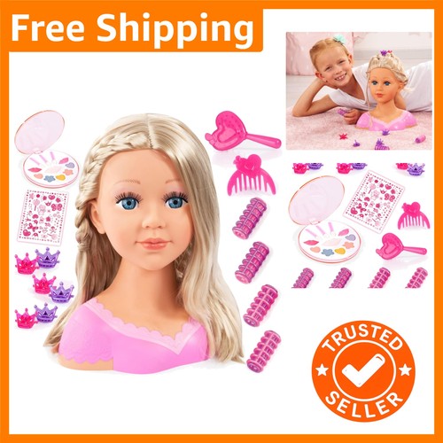 Complete hair styling head - hair,