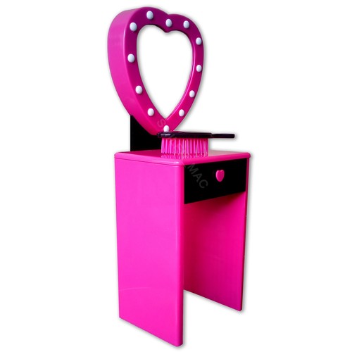 Pink dressing table mirror - pink,