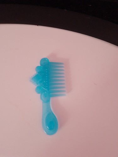 Doll hairbrush blue - hair, brush
