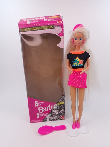 Glitter hair barbie doll - glitter,