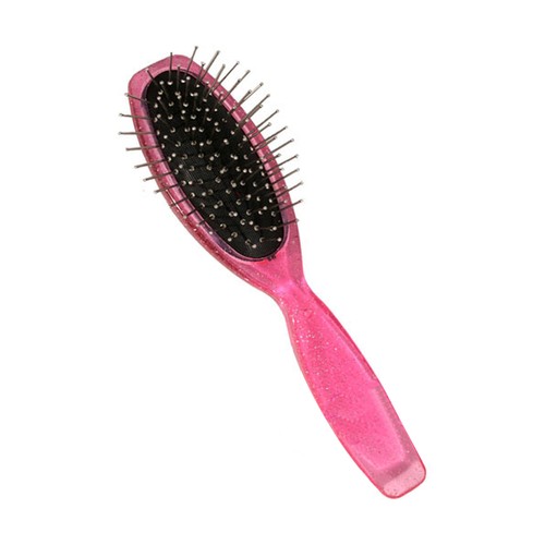Doll hairbrush pink sparkle - hairbrush,